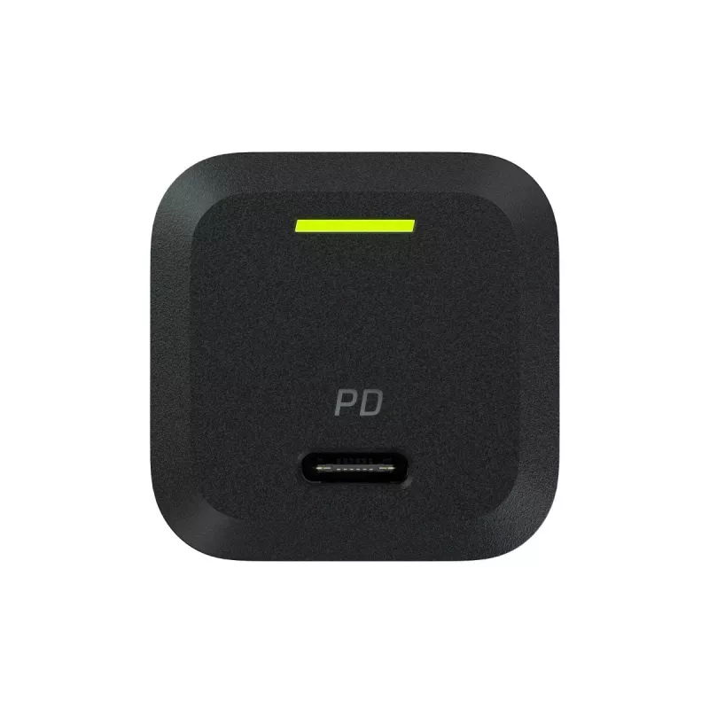 Oplader voor mobiele apparaten Green Cell CHARGC06, USB-C 33W, Quick Charge 3.0, AC-ingang 100–240V, zwart