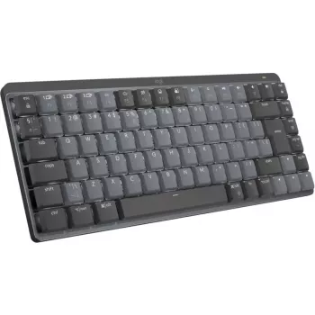 Logitech MX Mechanical Mini 920-010782 draadloos verlicht toetsenbord, klikkende switches, RF draadloos + Bluetooth LE, US International QWERTY, grafiet