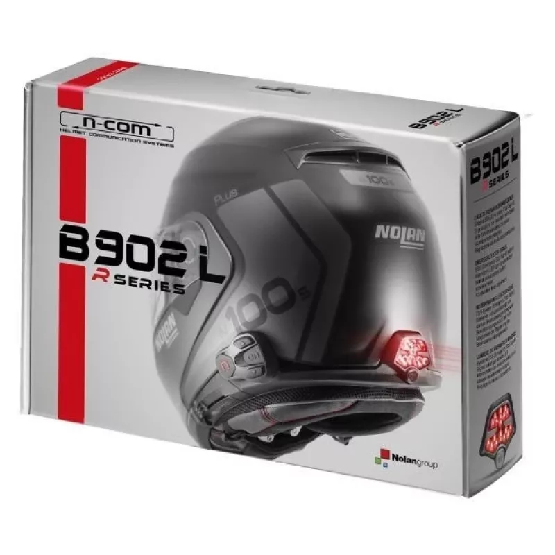 Nolan N-Com B902L R motorintercom, 1 stuk, zwart