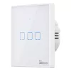 Wandgemonteerde slimme lichtschakelaar Sonoff T2 EU TX 3-kanaals Wi‑Fi + RF 433 bediening