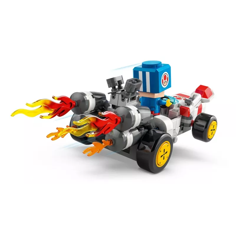 Constructiespeelgoed LEGO-set 72035 Super Mario Mario Kart Toads werkplaats, interactieve levels en figuren