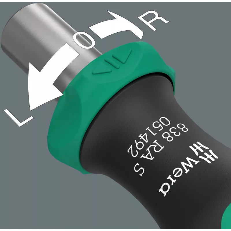 Wera 838 RA S/4 bitset met ratelfunctie, 5-delig (05135823001)