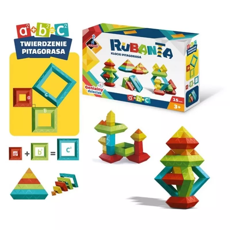 Rubanta Pythagoras-blokken 15-delige