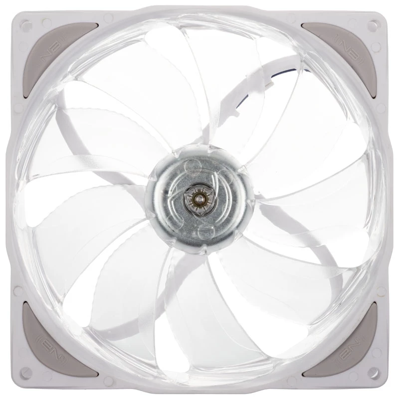 Behuizingsventilator NoiseBlocker NB-eLoop X B14-P ARGB PWM 140mm wit