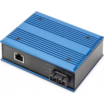 Digitus DN-652102-1 netwerk-mediaconverter 1000 Mbit/s 1310 nm singlemode zwart, blauw