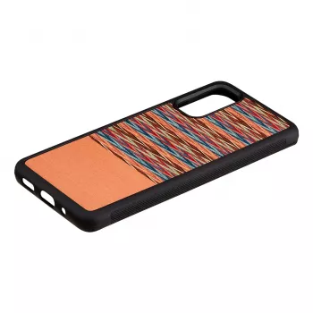 Telefoonhoesje man and wood Galaxy S20 bruin geruit zwart – hoesje voor Samsung Galaxy S20