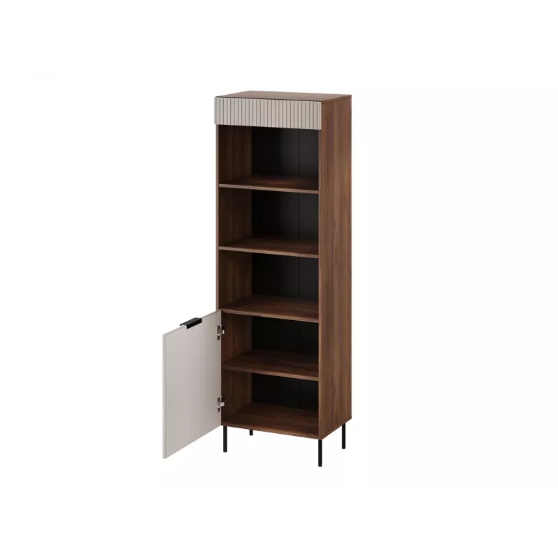 Cama 3 ALMERA stellingkast 60x42x185 walnoot/cashmere
