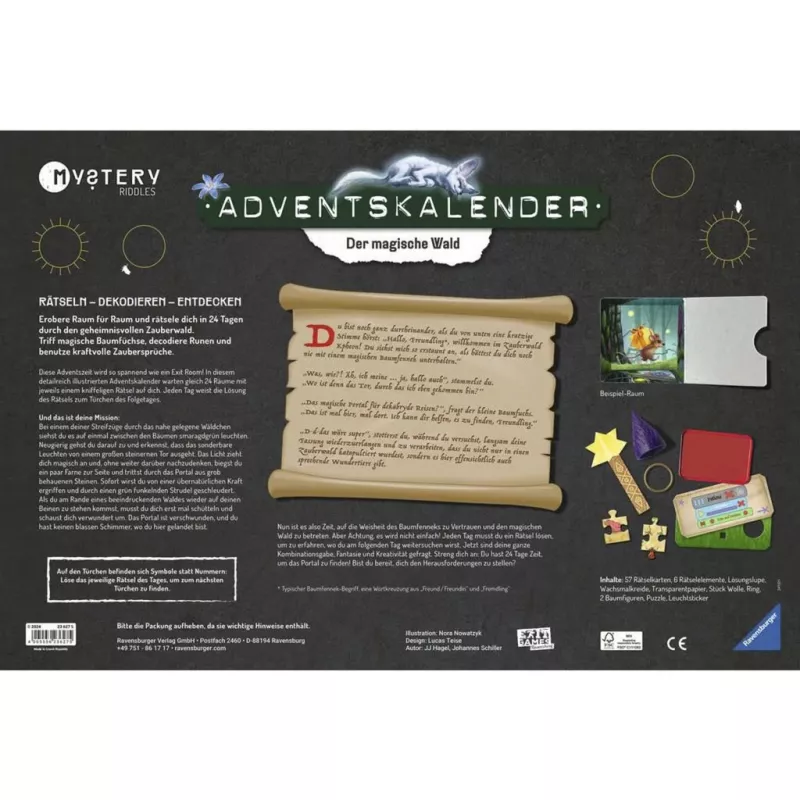 Mystery Adventskalender - Der magische Wald, puzzelspel