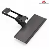 Maclean MC-757 toetsenbordlade onder het bureau, staal, max. 2 kg, zwart