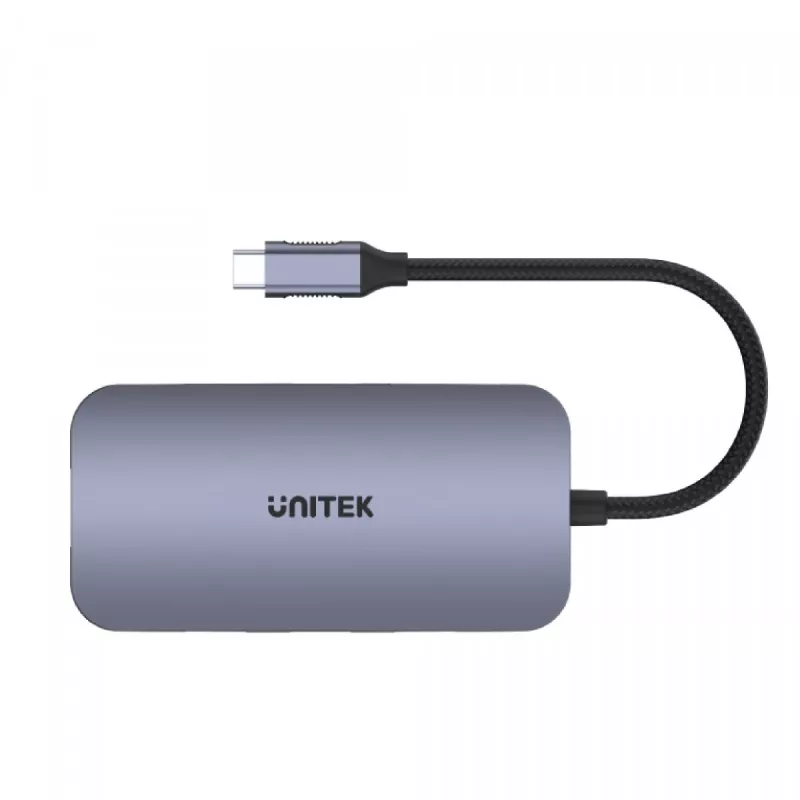 UNITEK D1071A interface-hub USB 3.0 SuperSpeed 5 Gb/s zilver
