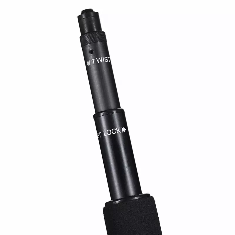 RØDE Micro Boompole – lichte, telescopische microfoonhengel, lengte 844 mm, gewicht 396 g, compacte ingeschoven hoogte 33 mm