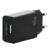 Mobilis - voeding - snel - 10,5 watt - QC (USB) - zwart - Europa (001360)