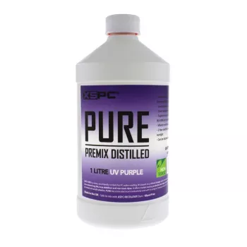 Vloeistofkoelmiddel XSPC Pure Coolant 1 L – violet UV-reactief