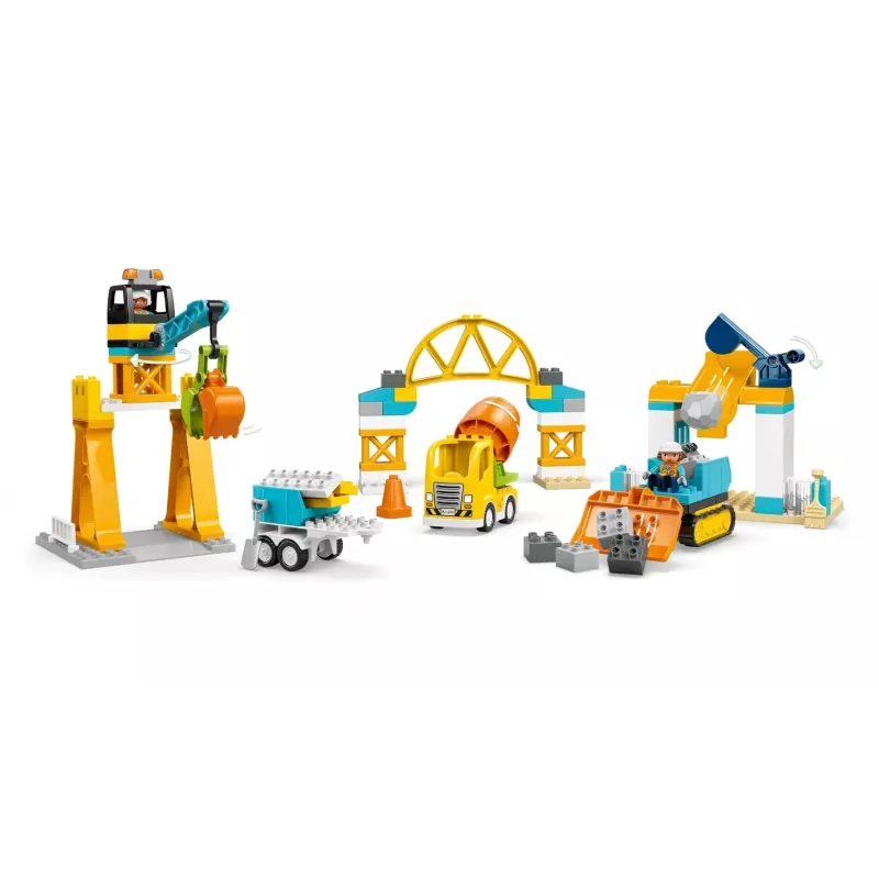 LEGO DUPLO 10476 3-in-1 Bouwplaats en voertuigen