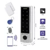 Qoltec 52448 codeslot TITAN met vingerafdruklezer | RFID | BT 4.0 | code | kaart | sleutelhanger | deurbel | IP68 | EM