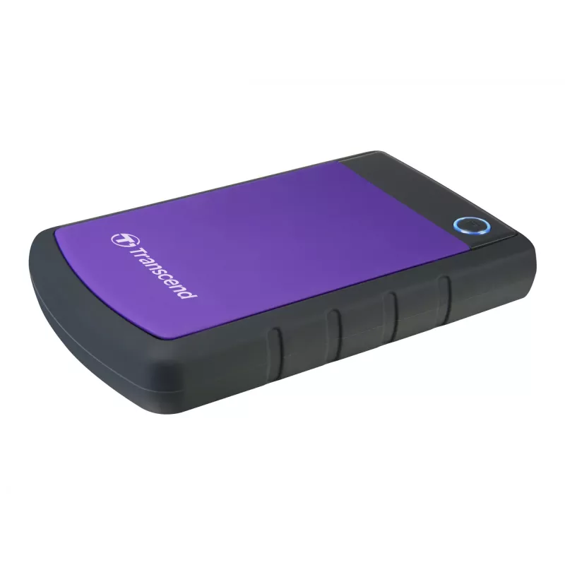 Transcend StoreJet 25H3P - harde schijf - 1TB - extern - 6,4 cm (2.5) - SuperSpeed USB - 5400 tpm - buffer: 8MB - brilliant purple (TS1TSJ25H3P)