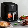 Heteluchtfriteuse Rommelsbacher FRH 1700 Single 8 L vrijstaand apparaat 1700 W met 10 programma's en LED-display