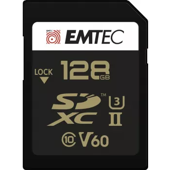 Flashgeheugen Emtec 128 GB UHS-II SpeedIN PRO+