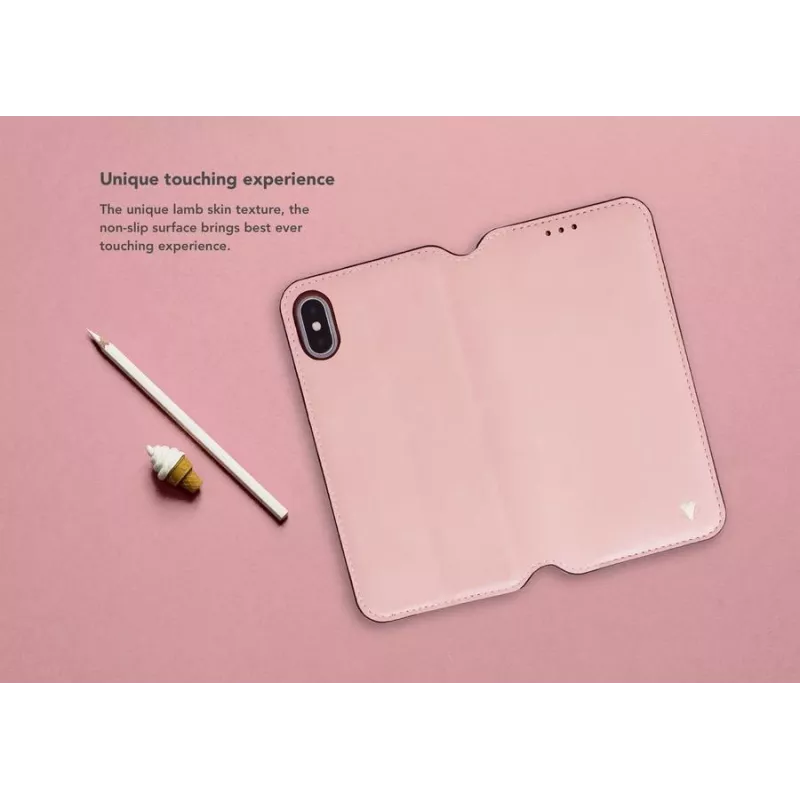 Folio case VixFox voor iPhone 7/8 — roze, folio-hoes
