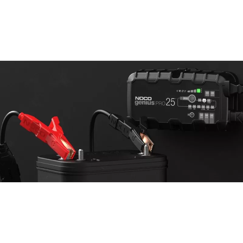 Acculader NOCO GENIUSPRO25 25A intelligente meerkanaals lader voor loodzuur- en lithiumbatterijen