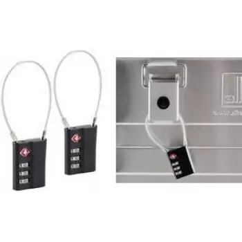 Allit AddOn Lock AluPlus 420012 zilver — extra slot voor gereedschapskoffers en koffers