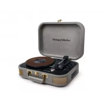 Muse | platenspeler stereosysteem | MT-201 BTG | grijs | USB-aansluiting | AUX-ingang