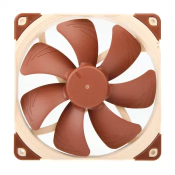Noctua NF-A14 FLX 140 mm behuizingsventilator, 25 mm dik, 900–1200 tpm, 115,5 m³/h luchtstroom, 13,8–19,2 dB