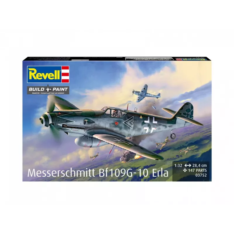 Kunststof modelvliegtuig REVELL Messerschmitt Bf109G-10 Erla schaal 1:32