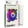 Inter-Tech Argus RS-061 RGB 120 mm behuizingsventilator, 120x120x25 mm, PWM