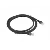 Netwerkkabel LANBERG PCU5-10CC-0200-BK RJ-45 Cat5e U/UTP 2 m zwart