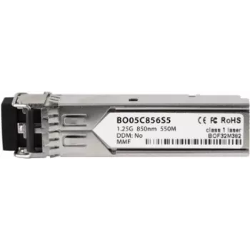 BlueOptics SFP-transceiver, LC-duplex, 1000BASE-SX, multimodevezel, 850 nm, 550 meter, 0 °C/+70 °C, DD