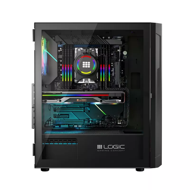 Logic ARAMIS ARGB MINIDI USB 3.0 behuizing zwart