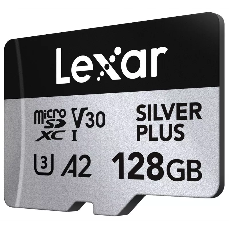 Flashgeheugen Lexar 128 GB UHS-I MicroSDXC Professional SILVER PLUS