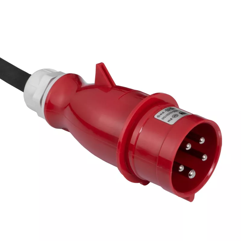 Akyga AK-EC-22 mobiele EV-lader, Type 2, CEE-5-pin-stekker, driefasig, 32 A, 22 kW, LCD, 5 m
