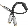 Sharkoon PMP35 - audio-adapter - 4-polige mini-stekker (M)