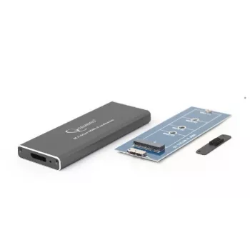 GEMBIRD EE2280-U3C-01 Gembird behuizing M.2 naar USB 3.0, aluminium, zwart