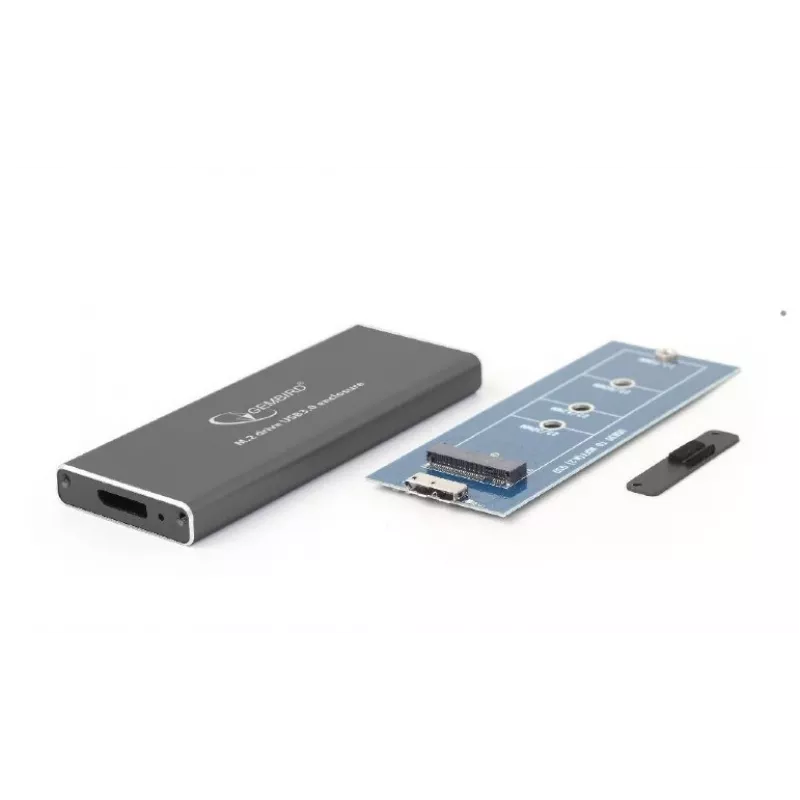 GEMBIRD EE2280-U3C-01 Gembird behuizing M.2 naar USB 3.0, aluminium, zwart