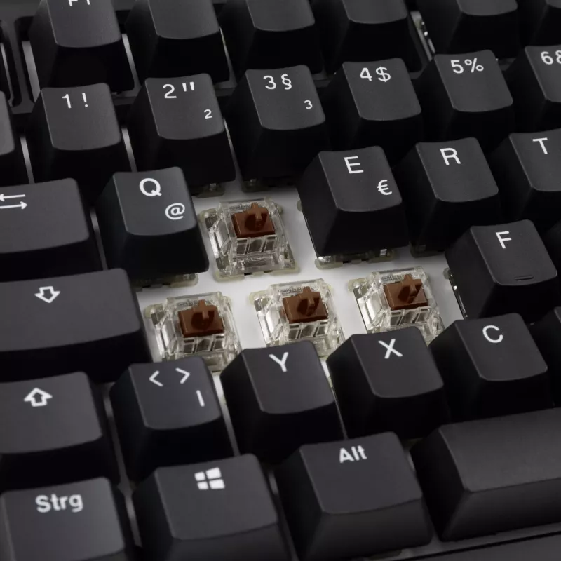Ducky Tinker 75 toetsenbord gaming USB Duits zwart