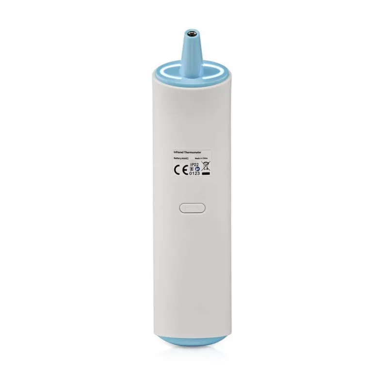 Nedis BTHTIR10WT digitale lichaamsthermometer afstandssensor-thermometer wit oor, voorhoofd sensor
