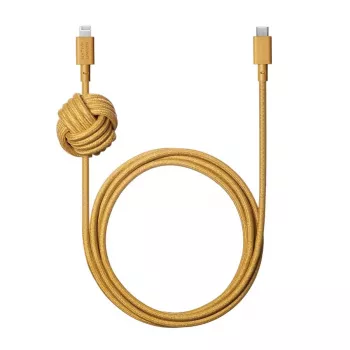 USB-A naar Lightning kabel Native Union Night kabel — 3 m, geel