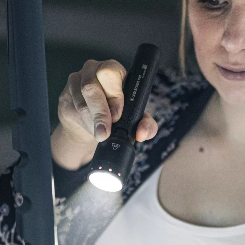 Ledlenser P6R zwarte zaklamp LED