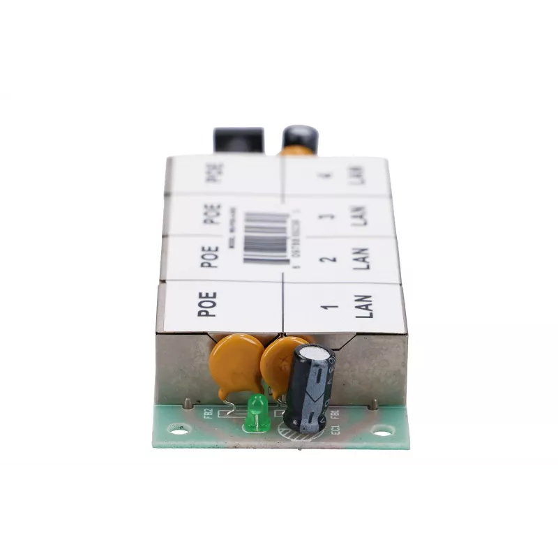 PoE-injector Extralink 4-poorts 4x 100 Mb/s RJ45, Fast Ethernet, 48 V, zonder behuizing