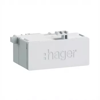 Netwerkkabel Hager Tehalit HTV bus ZZ45WAN2PP RJ45 Patch 180° CAT6A wit