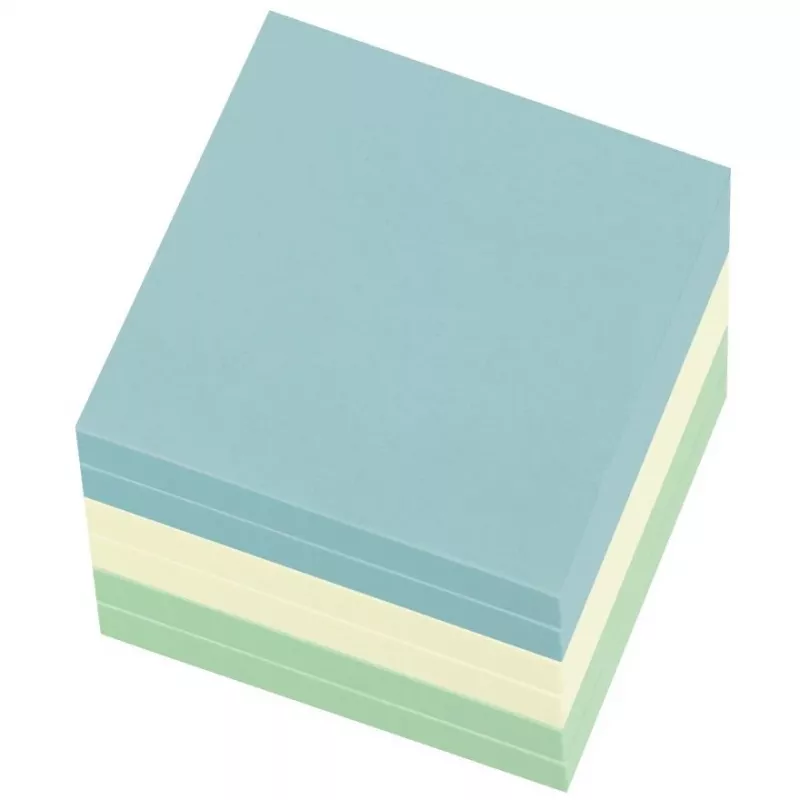 Notitiepapier rechthoekig Herlitz 50033430 blauw groen geel