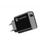 NATEC AC-snellader voor binnen, bedraad, Ribera – 18 W (5–15 V, tot 3 A), 1× USB-A, Huawei FCP/SCP, zwart