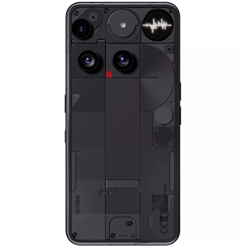 Nothing Phone (3) zwart - 5G-smartphone - dual-sim - RAM 12 GB / interne opslag 256 GB - OLED-display - 6,67 (A10000022)