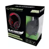 Gaming-headset ESPERANZA BLACKBIRD, microfoon, USB/3,5 mm jack, zwart/rood