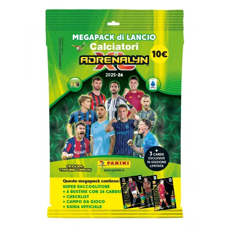 Spaarkaarten-startset PANINI Italian League 2025 Mega Starterset