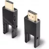 Lindy 10m glasvezel-hybride micro-HDMI-18G-kabel met afneembare HDMI- en DVI-aansluitingen