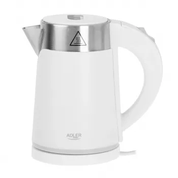 Waterkoker Adler AD 1372w – 0,6 L, 800 W, roestvrijstalen behuizing, touchbediening